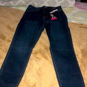 Dark blue jeans